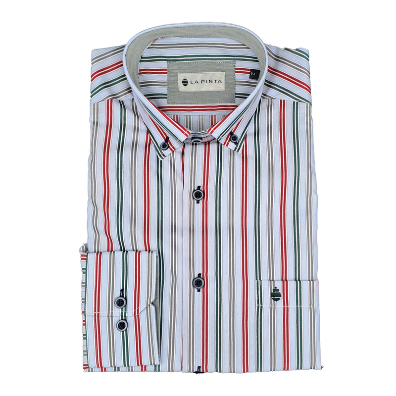 Camisa Celda Rayas Multicolor I