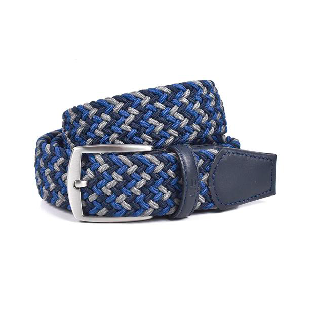 Cinturón Extensible 394 (Gris/Azul Marino/Azul)
