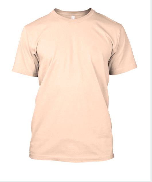 Camiseta lisa - Melocotón