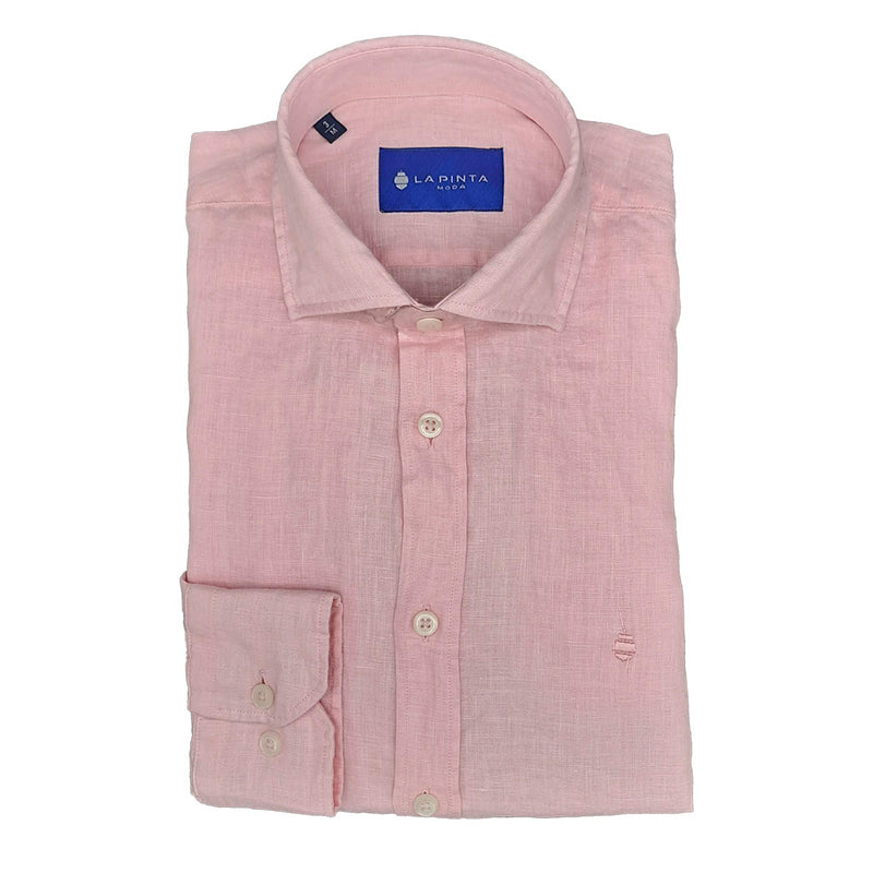 Camisa de Lino (Rosa palo)