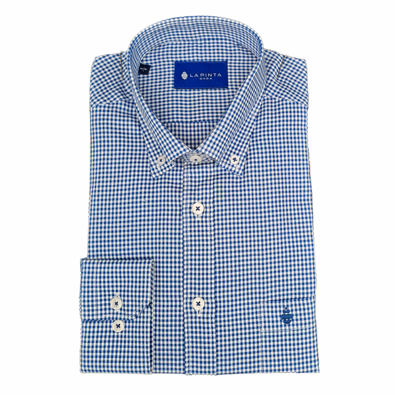 Camisa Cuadro Vichy Fioxford (Azul marino)