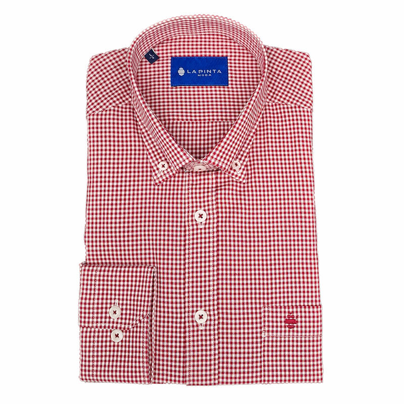 Camisa Cuadro Vichy Fioxford (Granate)