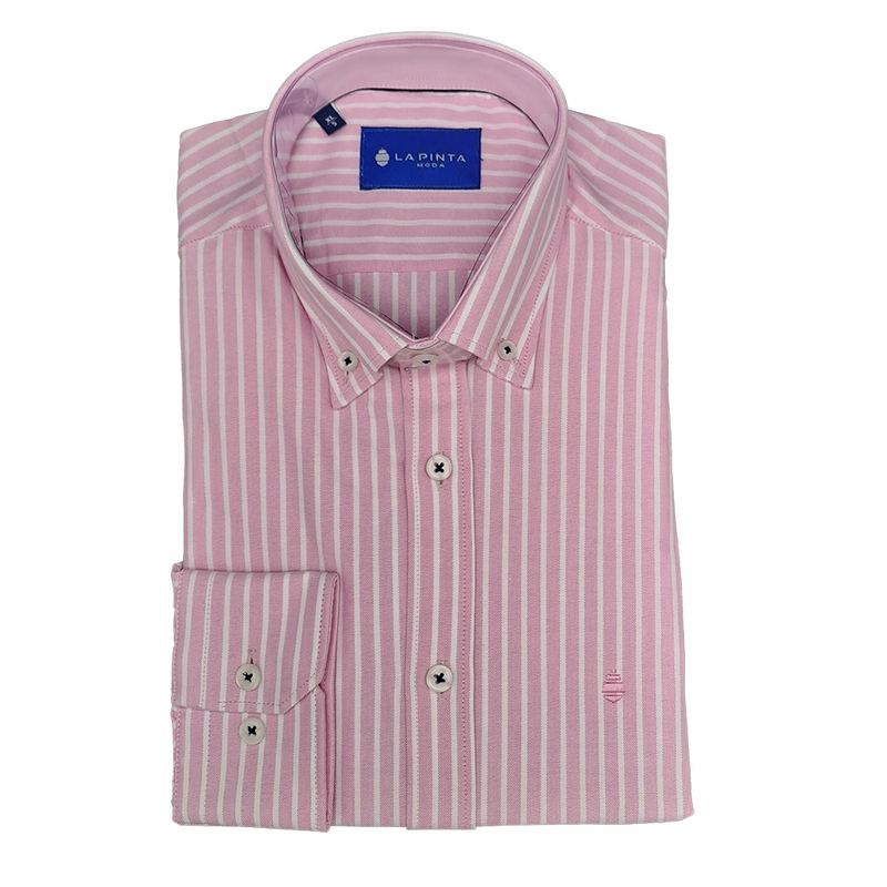 Camisa Raya Ancha (Rosa)