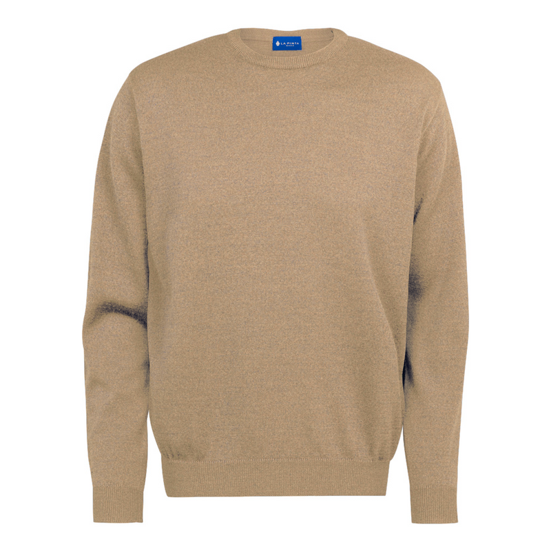 Jersey Lana Cuello Redondo (Camel)