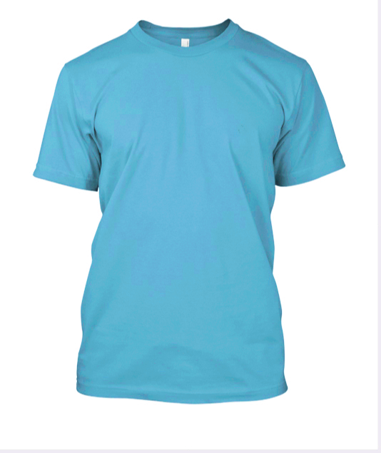 Camiseta lisa - Azul