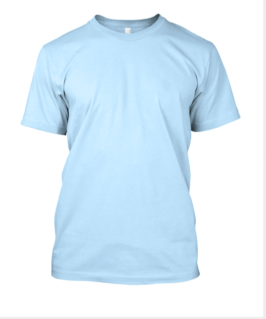 Camiseta lisa - Azul celeste