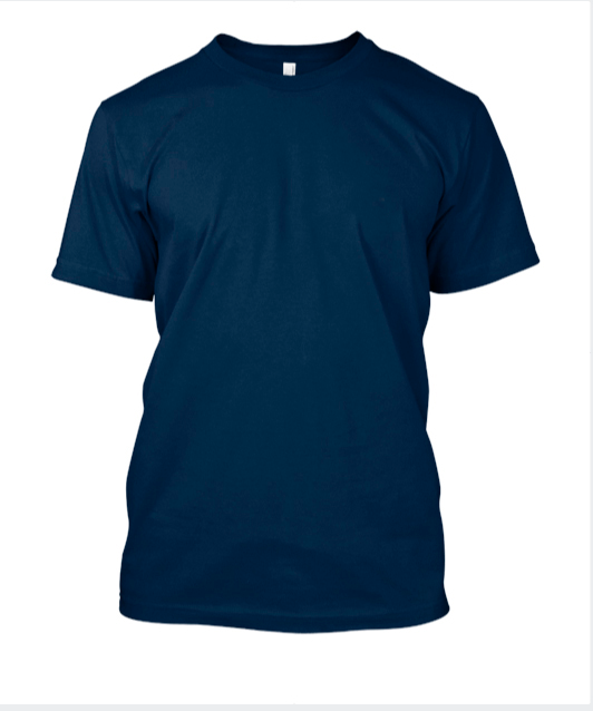Camiseta lisa - Azul marino