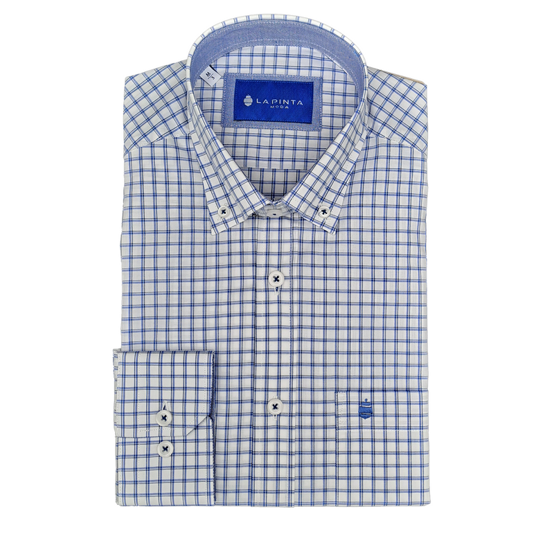 Camisa Cuadros (Azul)