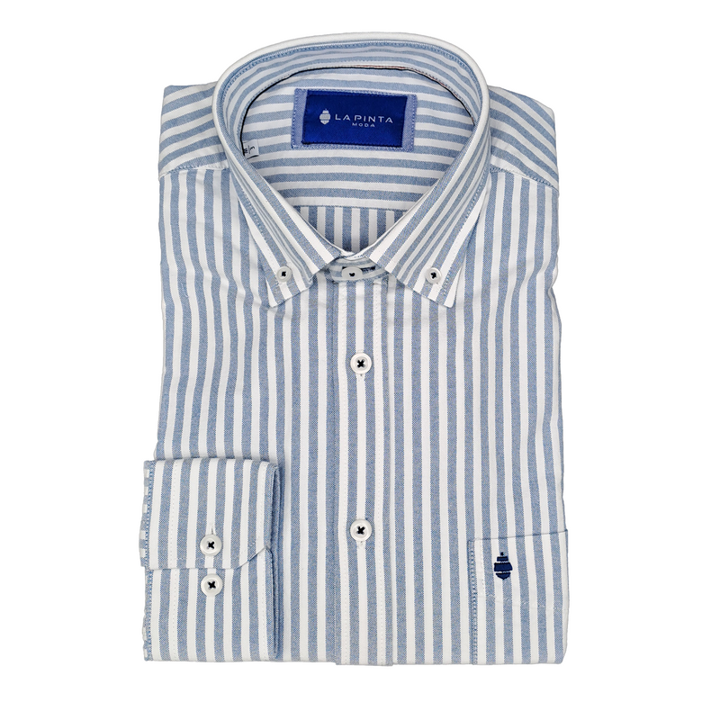 Camisa Raya Marinera (Azul)