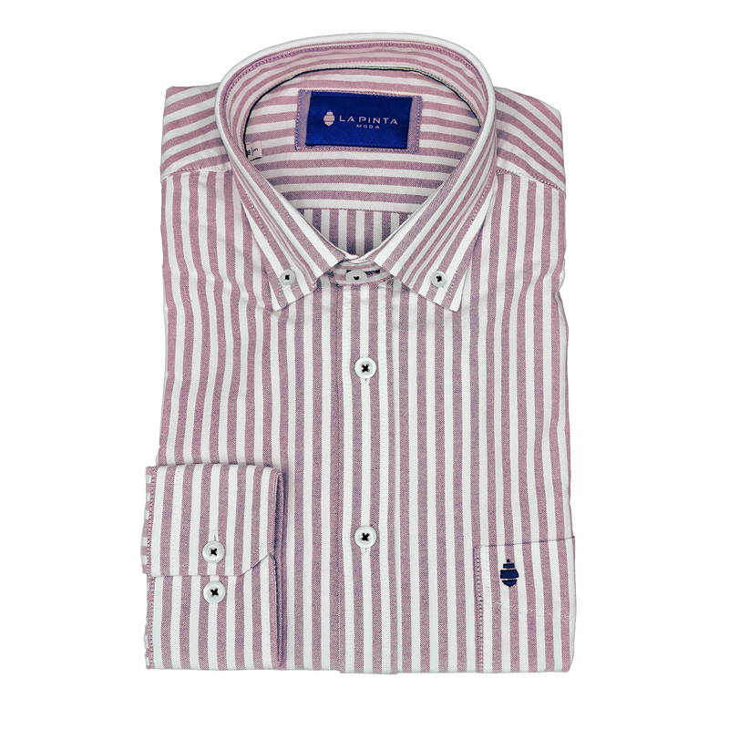 Camisa Raya Marinera (Burdeos)