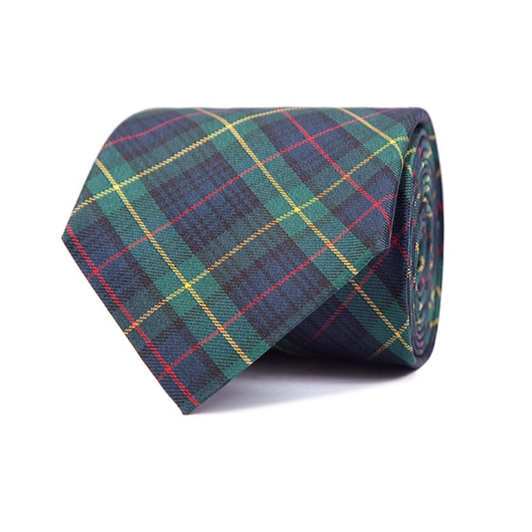 Corbata Escocesa (Fondo Azul Marino/Verde)