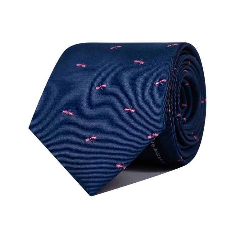 Corbata Libélulas (Azul/Rosa)