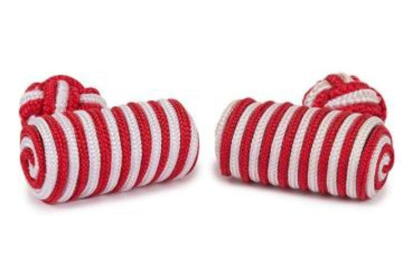 Gemelo Barril Trenzado (Rojo - Blanco)
