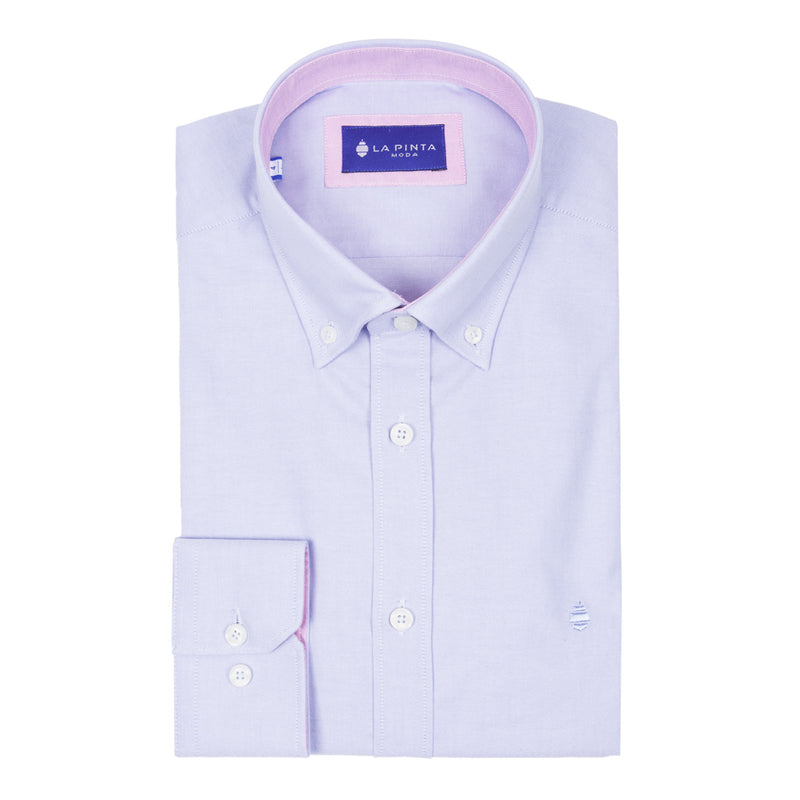 Camisa Sport Lisa Oxford (Azul Celeste)