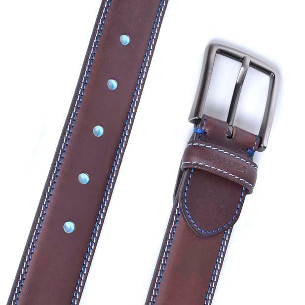 Cinturón Liso Piel 505 (Marrón)